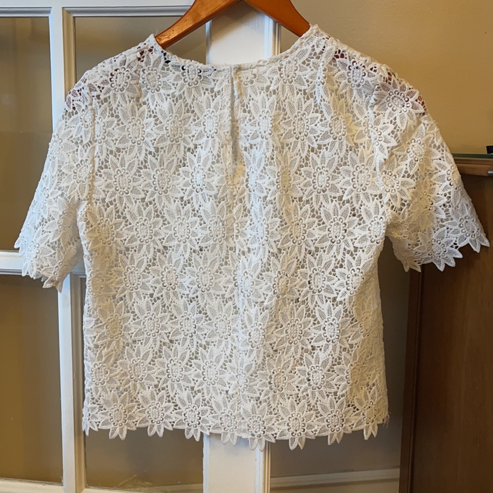 White Lace Top - Picture 3 of 3